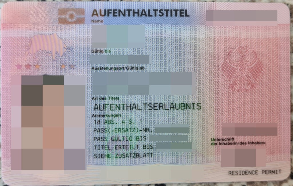 Aufenthaltstitel Läuft Ab Kein Termin Aufenthaltstitel - Übersetzungsmuster